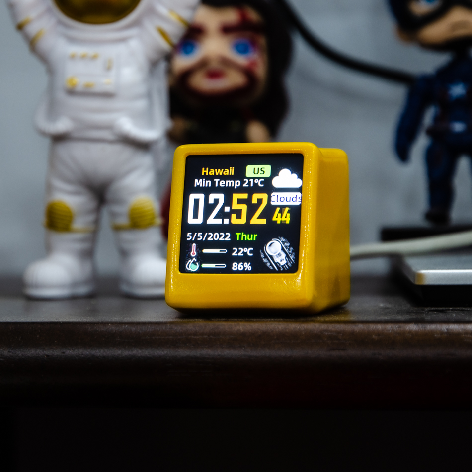 Outdoor Power G Sensor - 스마트 기상 관측소 데스크탑 LED LCD