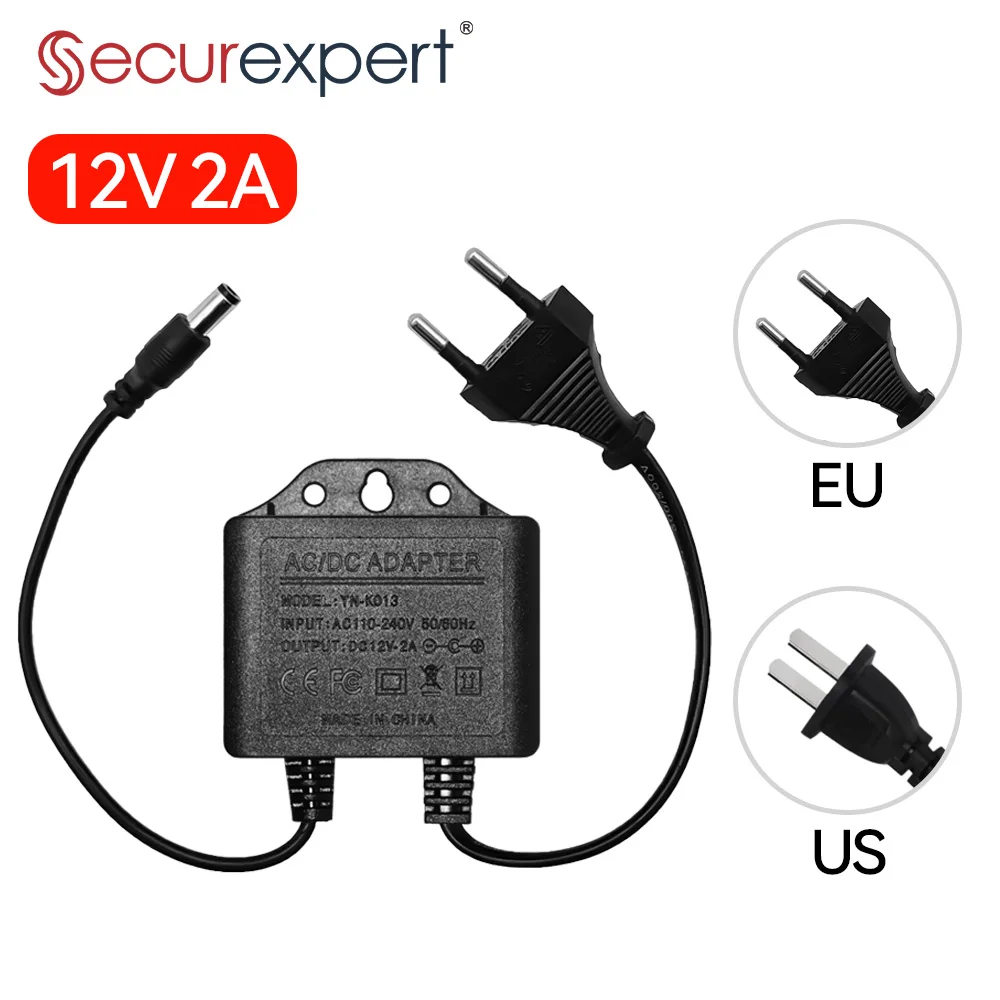 Outdoor Power Plug In - 전원 어댑터 DC12V 2A 방수 EU