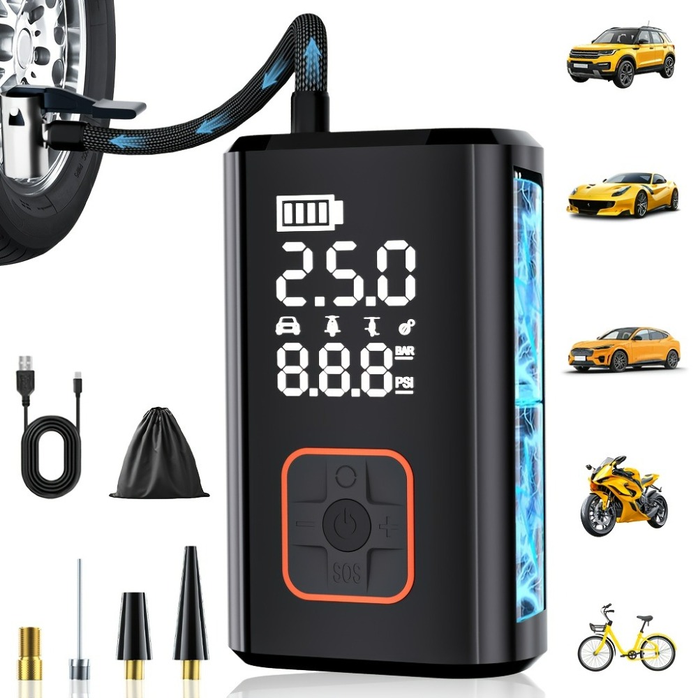 Air Compressor Portable - 휴대용 무선 에어 컴프레서 자동차 타이어
