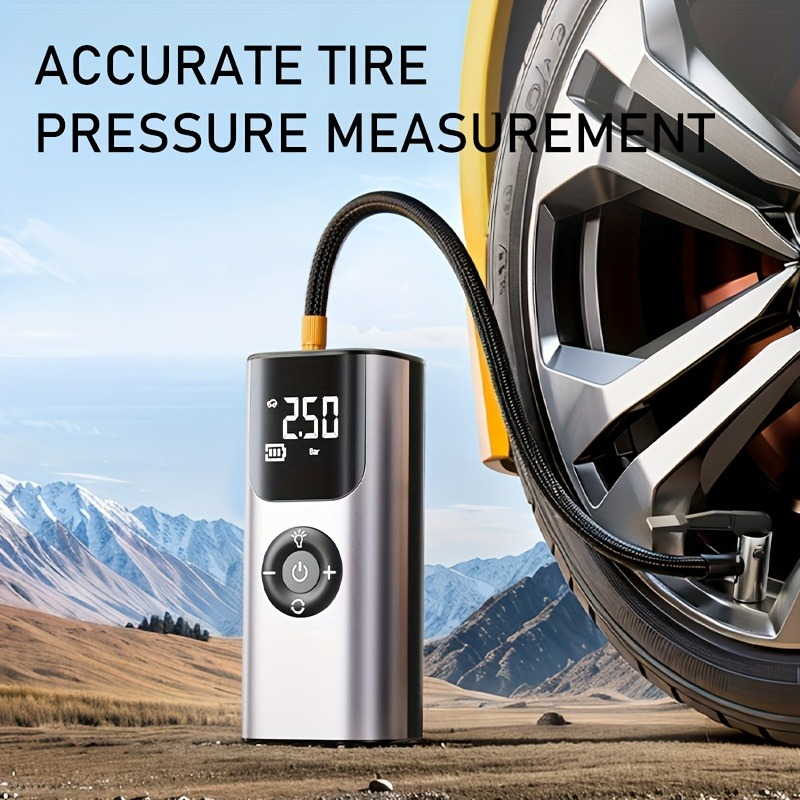 Air Compressor Portable - 차량용 무선 에어펌프 전동 타이어 공기주입기