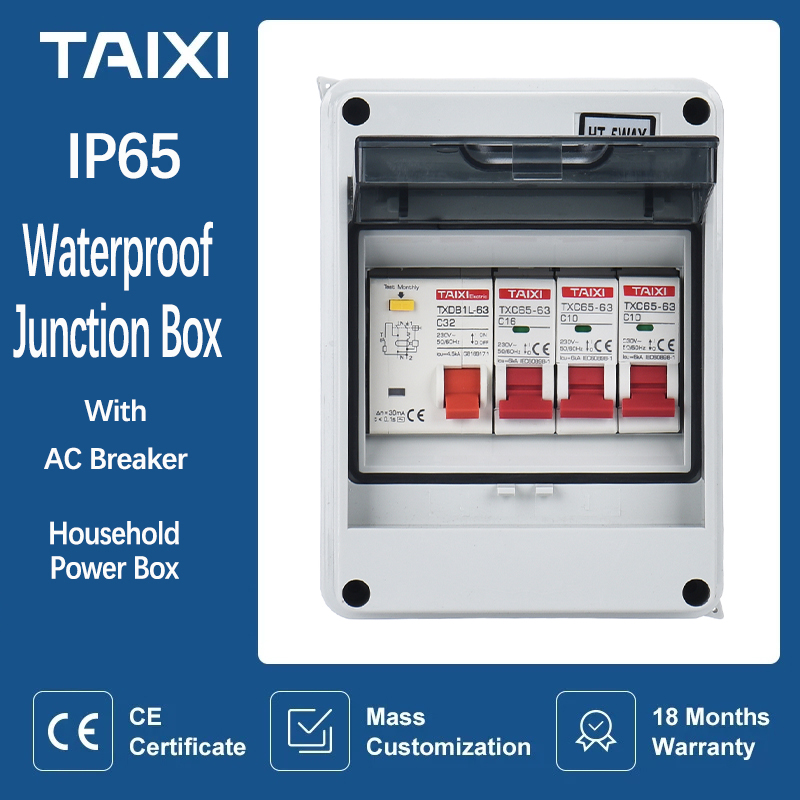 Outdoor Power Supply Box - 회로 차단기 전원 플라스틱 접합 와이어