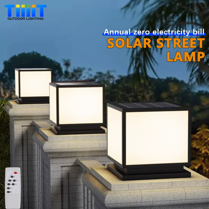 Outdoor Power Tower - 야외 LED 태양광 기둥 조명 방수