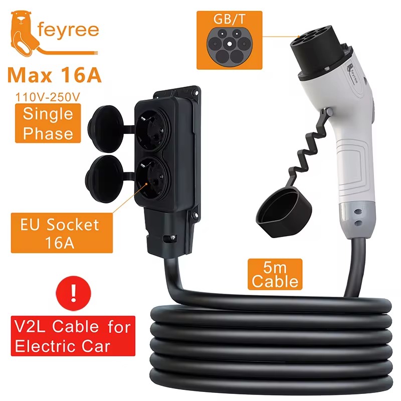 Outdoor Power Plug In - 페이리 V2L 케이블 방전 플러그 EV