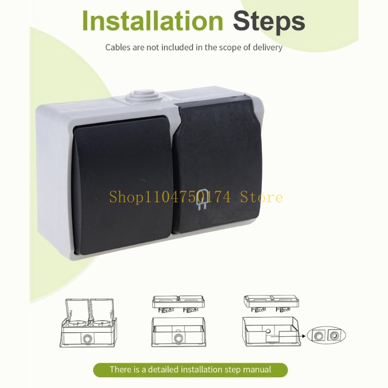 정원 최고 판매를 위한 덮개 표면에 의하여 거치되는 벽 - Outdoor Power Outlet Install 리뷰 및 가격