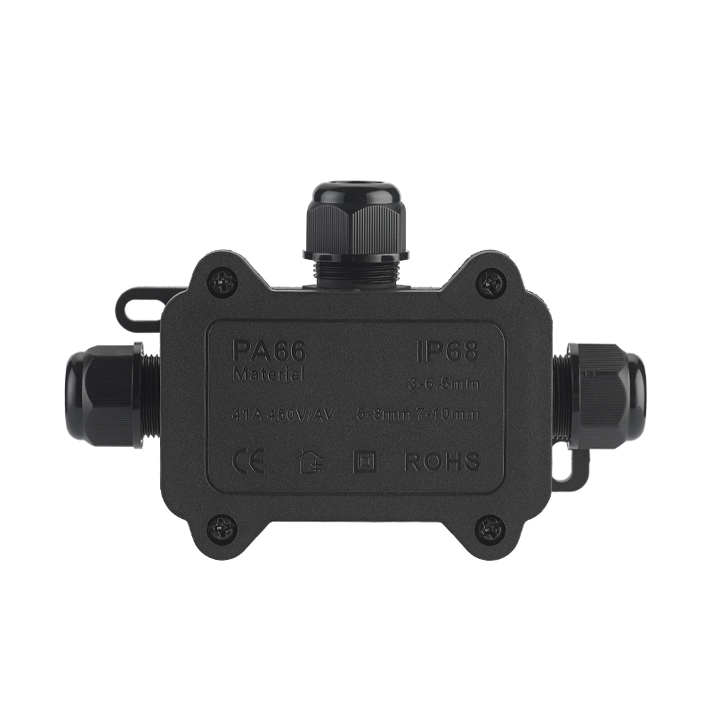 IP68 실외 방수 정션 박스 - 검정색, 3방향 미니 - Outdoor Power Supply Box 리뷰 및 가격