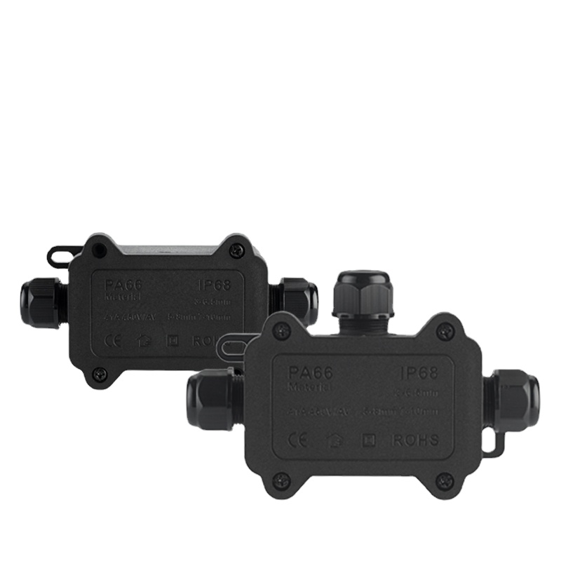 IP68 실외 방수 정션 박스 - 검정색, 3방향 미니 - Outdoor Power Supply Box 리뷰 및 가격
