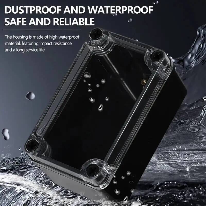 2pcs 투명 커버 방수 접합 상자 실내 야외 보안 카 - Outdoor Power Supply Box 리뷰 및 가격