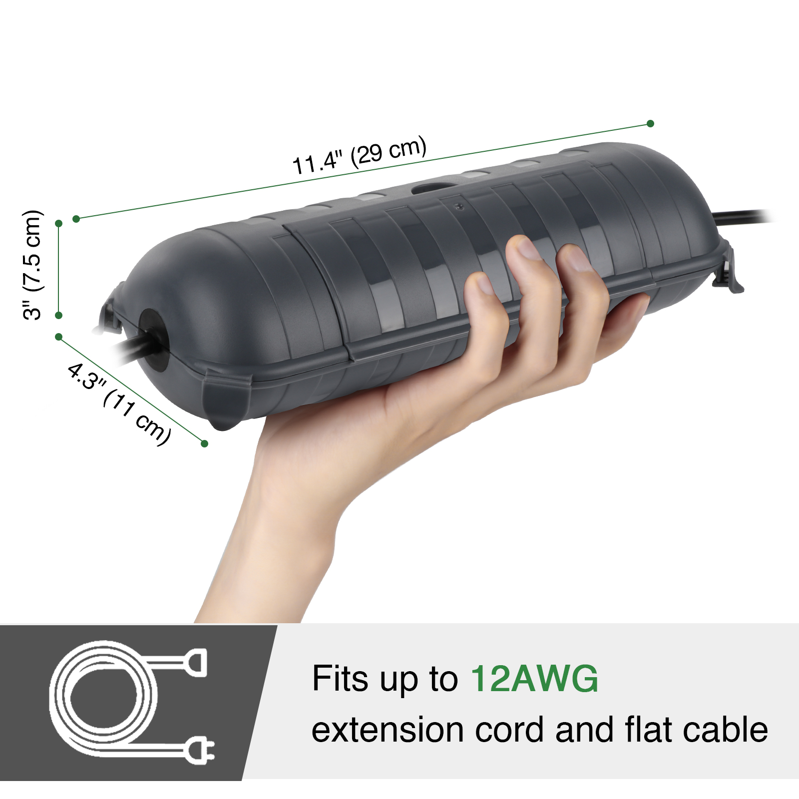 대형 방수 야외 전기 박스 케이블 커버 (연장 케이블, - Outdoor Power Supply Box 리뷰 및 가격
