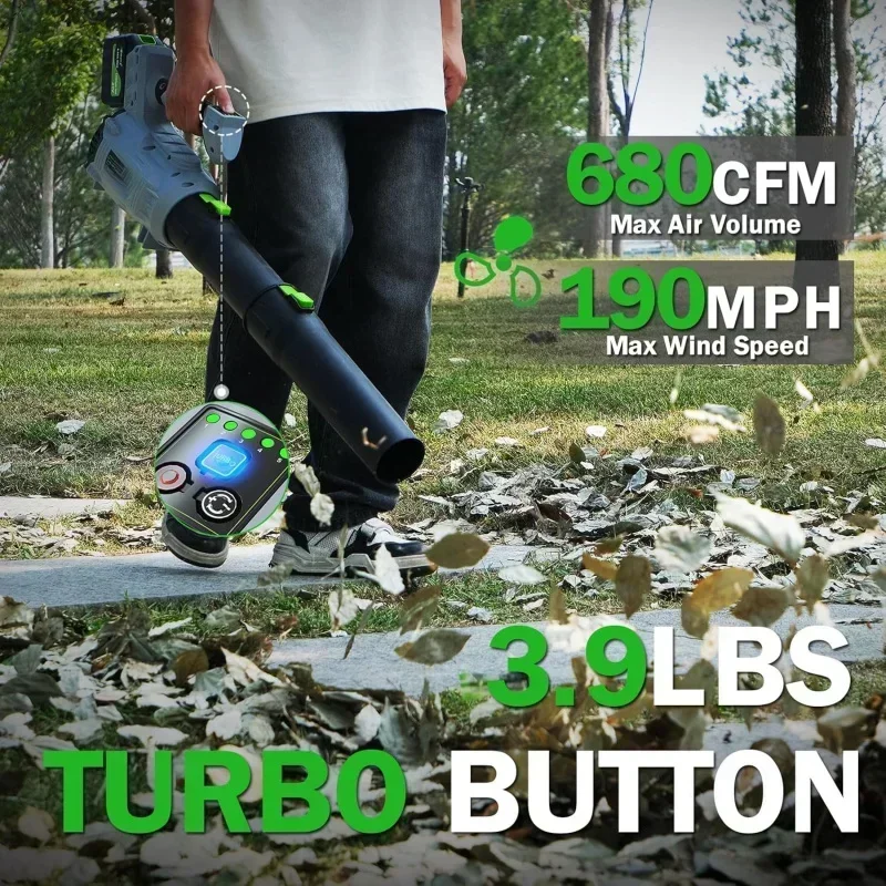새로 출시된 무선 송풍기, 21V 2x6.0Ah 배터리 - Leaf Blower Cordless 리뷰 및 가격