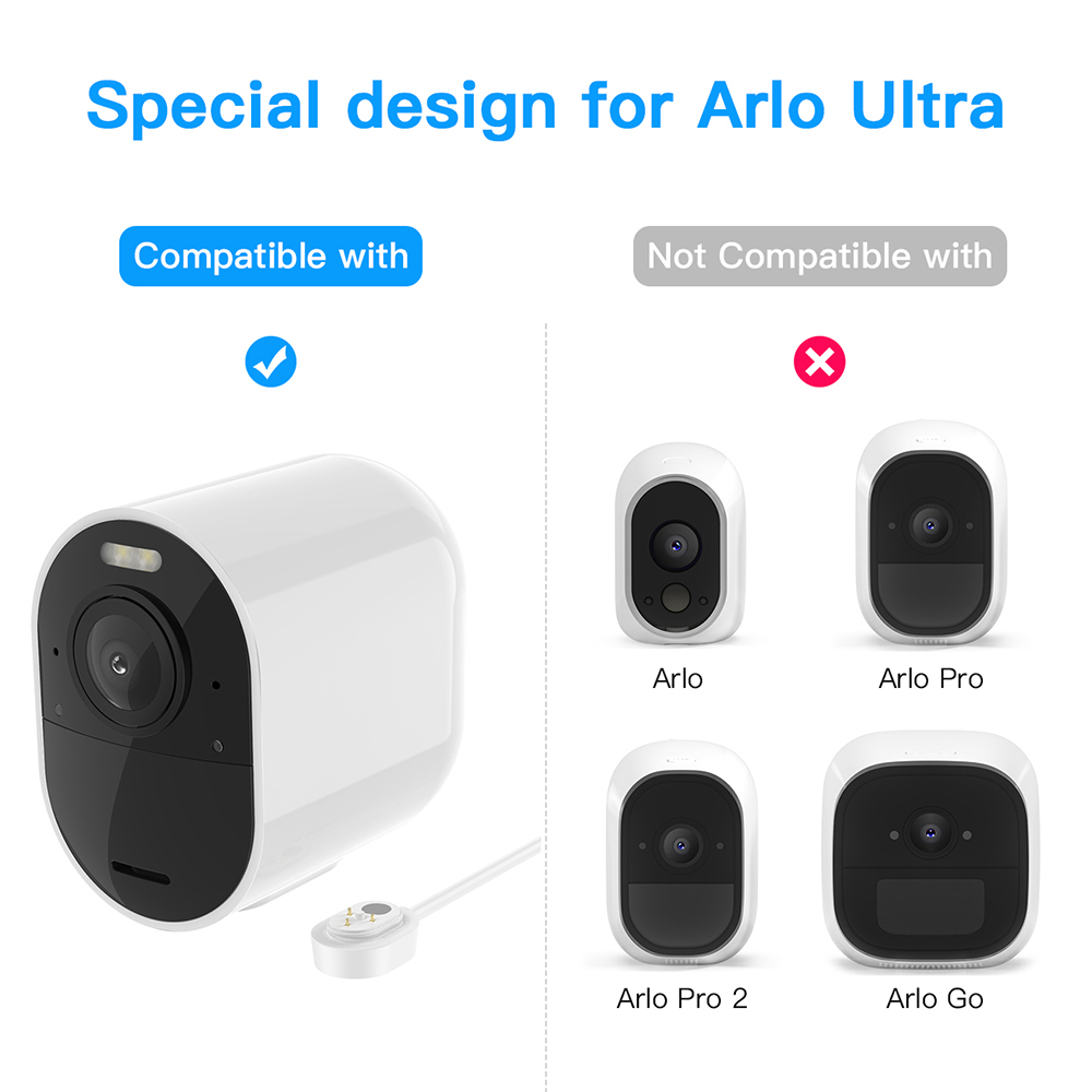 Arlo Ultra 4K UHD 자기 충전 케이블용 전 - Outdoor Power Plug In 리뷰 및 가격