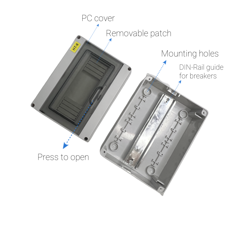 DC 차단기용 IP65 배전함 HT-2-24WAY PC - Outdoor Power Supply Box 리뷰 및 가격