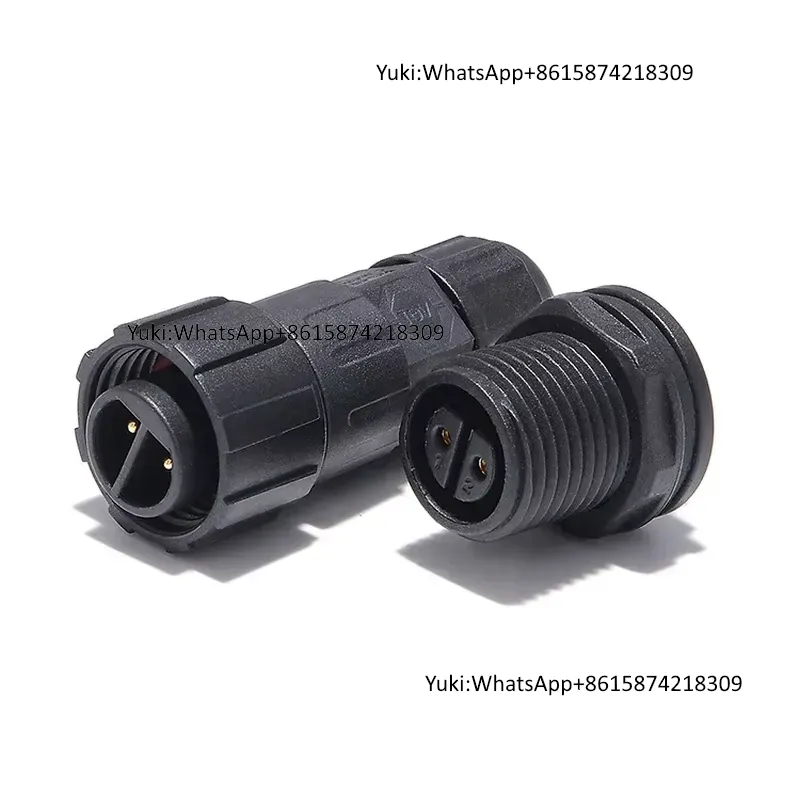 IP68 방수 LLT M16 2핀 커넥터 남성 플러그  - Outdoor Power Plug In 리뷰 및 가격