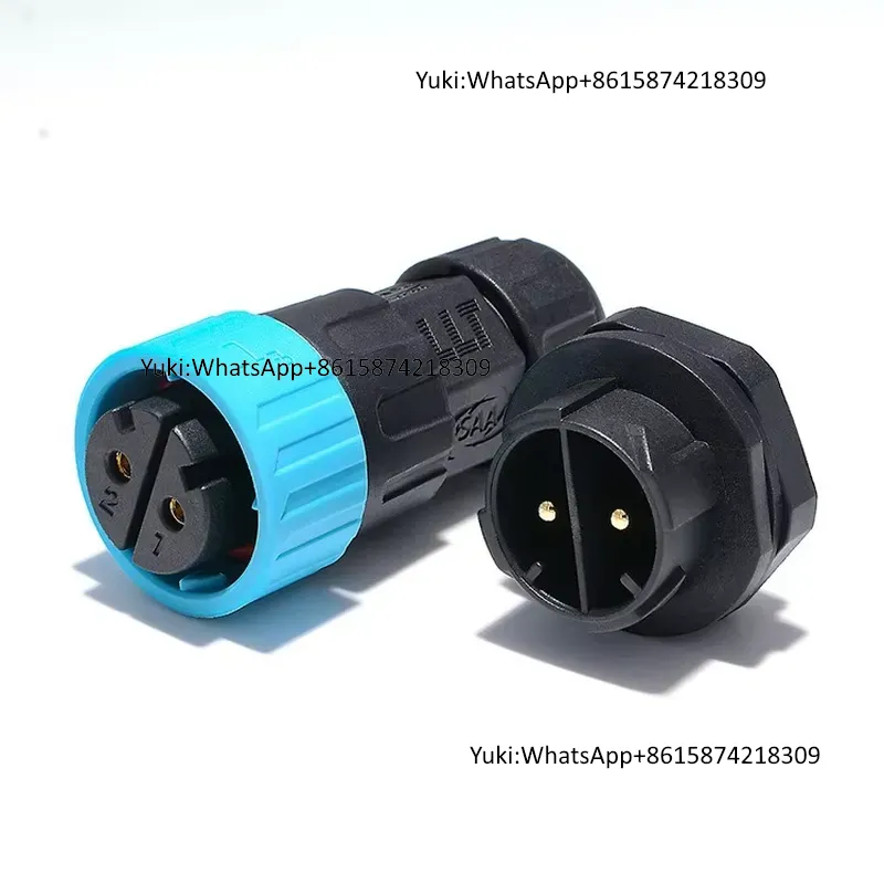 IP68 방수 LLT M16 2핀 커넥터 남성 플러그  - Outdoor Power Plug In 리뷰 및 가격