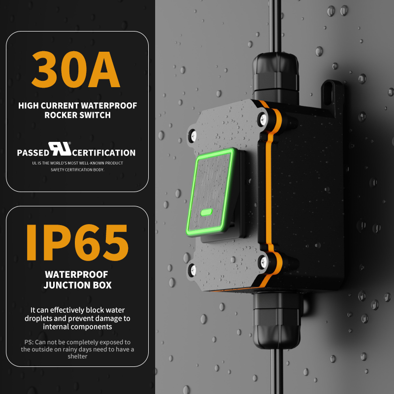 IP65 방수 콘센트 박스 (ON-OFF 로커 스위치  - Outdoor Power Bar 리뷰 및 가격