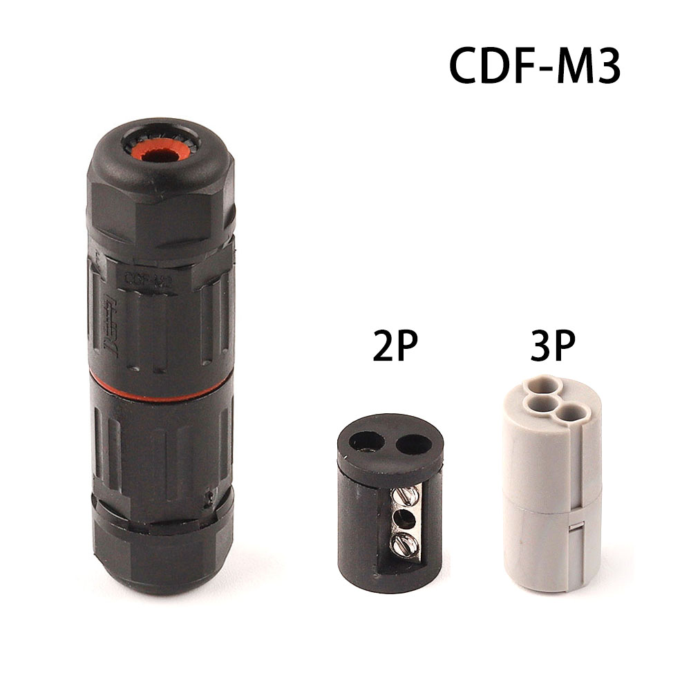 10Pcs IP68 2/3 핀 방수 스트레이트 커넥터  - Outdoor Power Block 리뷰 및 가격