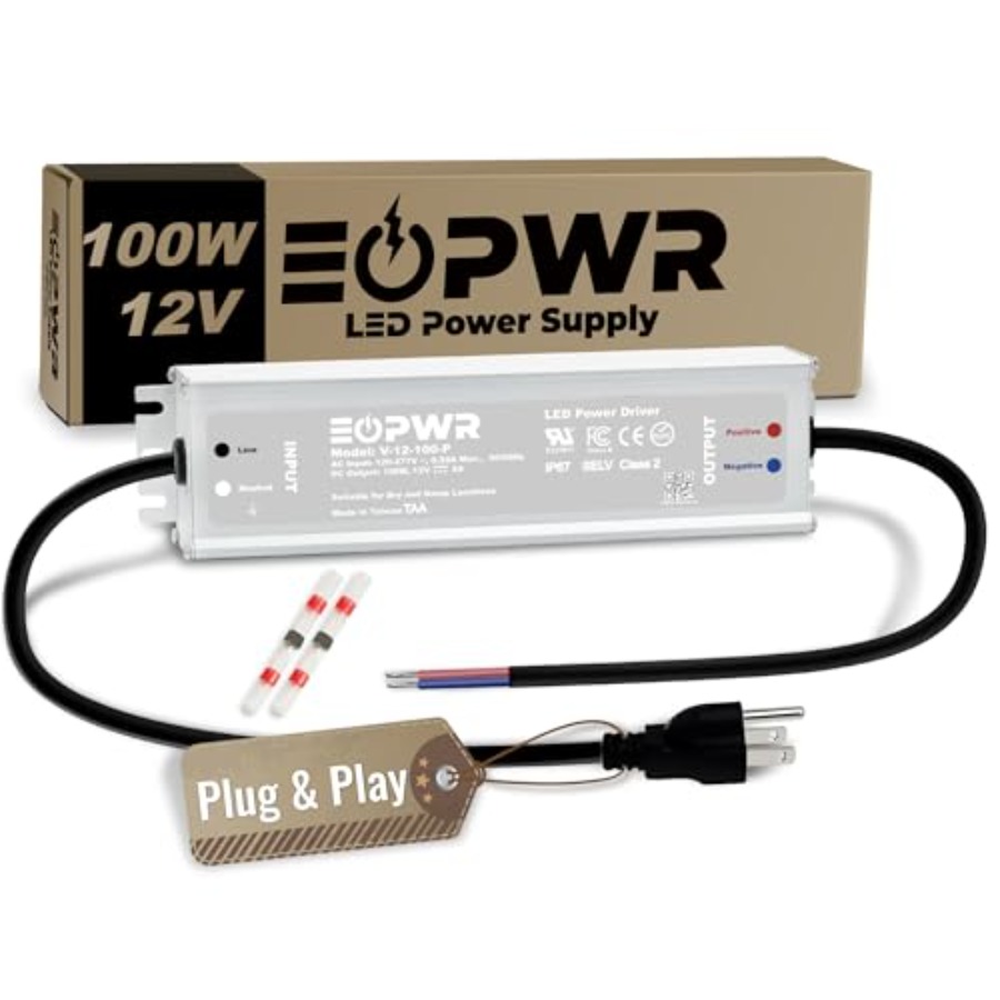 LED 드라이버 방수 IP67 전원 공급 장치 AC12 - Outdoor Power Plug In 리뷰 및 가격