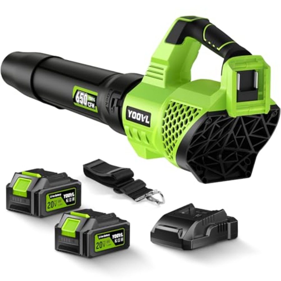 650 CFM 무선 송풍기, 3단 속도 설정, 2개의  - Leaf Blower Cordless 리뷰 및 가격
